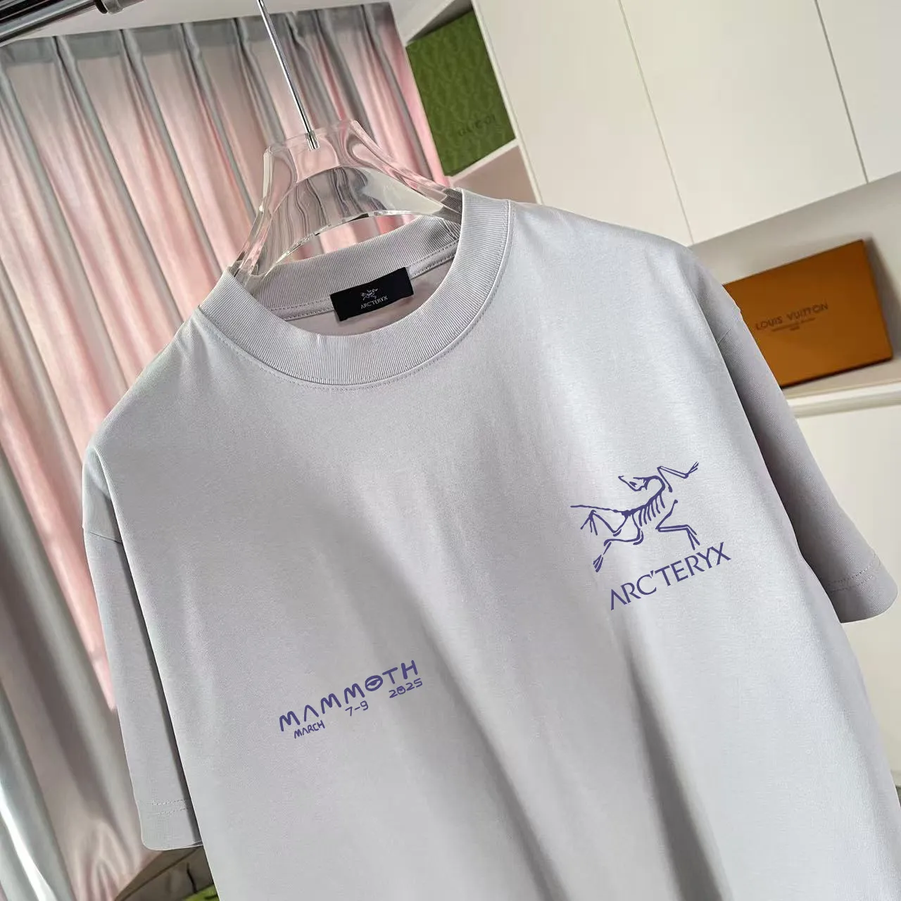 ARC'TERYX* 2025 New Arrival logo t g Same Style Size：S M L XL XXL ：Black White Blue Gray